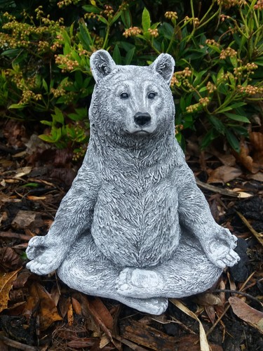 Steinfigur yoga bär - yoga,