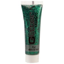 GRÜNES GLITTER MAKE-UP