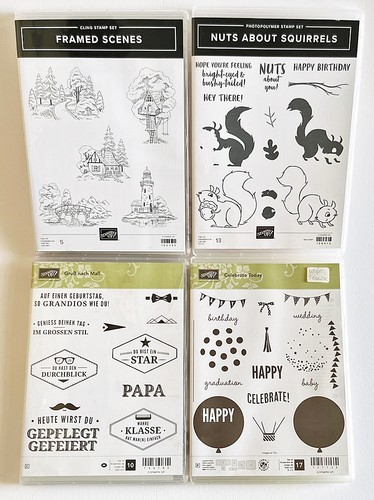 Stampin stempelset 4er land - stampin,