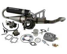 Tuningkit SPORT 70CCM Zylinder Auspuff Vergaser Aerox, Nitro SR50, F12, F15, Jog