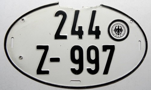 Altes nummernschild - altes,