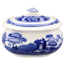 Zuckerdose Spode Copeland Blue Tower