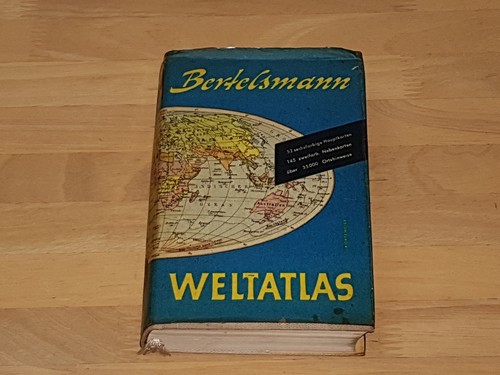 Bertelsmann weltatlas 1957 - bertelsmann,