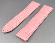 Original Cartier  Uhrenarmband 18/16 mm  aus Leder in Kroko-Design 012