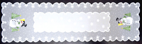 Schneemann tischläufer - schneemann,