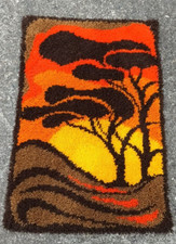 60er Teppich Wandteppich Wall