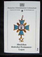Abzeichen deutscher Freimaurer-Logen