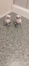 2 kleine Deko Eulen