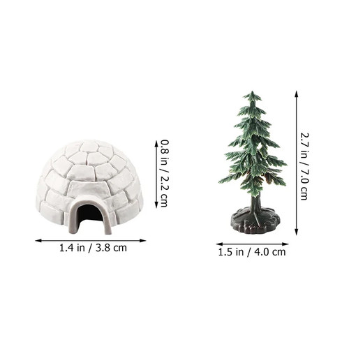 Miniatur polar iglu - miniatur,