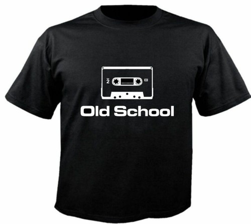 Motiv fun shirt old school - old,