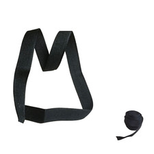 Hosenband Stoßband - 15 mm - 2 Meter Länge in Schwarz Hosenschoner Hosenstoßband