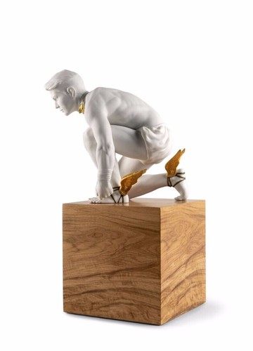 Lladró dieb skulptur hermes - -,