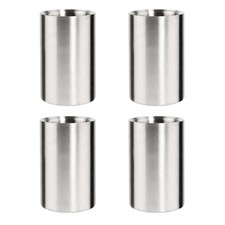 4x Weinkühler Edelstahl
