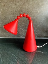 Ikea Fryebo Flexible Lamp Vintage Retro Red