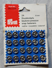 Druckknöpfe 24 Stück ca .9mm eine VE von Prym