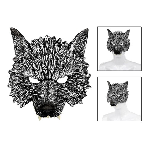 Luxus wolf halbgesichtsmaske - luxus,