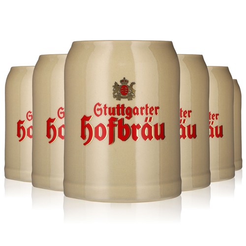 Stuttgarter hofbräu glas - glas, 0,5l