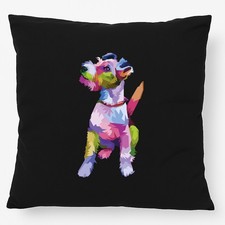Kissen Fox Terrier Colorful