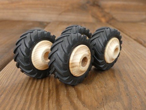 Holzräder mit profilgummi - holzräder,