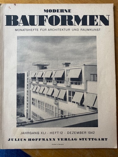 Moderne bauformen monatshefte - bauformen.,