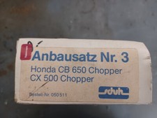 Anbausatz Gepäckträger SCHUH Nr. 3 für HONDA CB 650 Chopper & CX 500 Chopper NOS