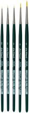 da Vinci  5 Pinsel Watercolor Miniatur - Syntetik- Pinselset 5 Größen