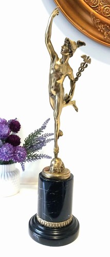 Hermes bronze figur - hermes, merkur