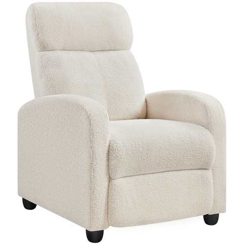 Relaxsessel aus boucle stoff - relaxsessel,