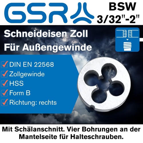 Gsr schneideisen bsw - schneideisen,