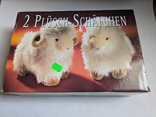 Eduscho 2 Plüsch Schäfchen im Karton OVP ca.23cm