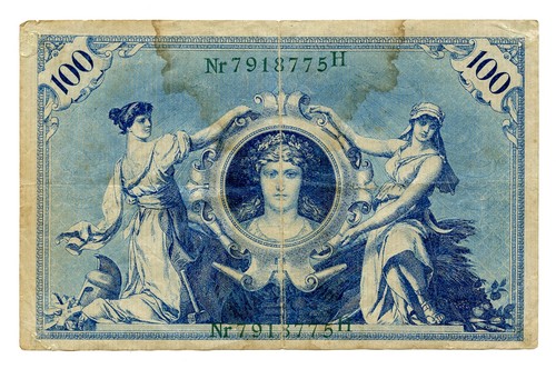 Reichsbanknote 100 mark - reichsbanknote,,