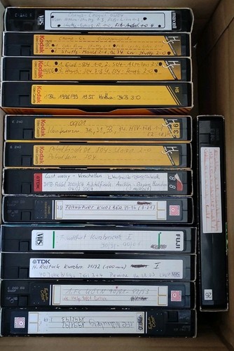 Fußball vhs kassetten - 13,