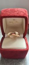 WEMPE BY KIM Sensual Ring kleiner Brillant 750 Rosegold 18 K massiv Größe 57-58