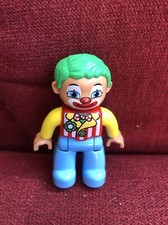 Lego Duplo Zirkus Clown mit Haare grün aus 30066 Zirkusclown