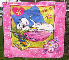 Diddl Diddlina rosa Herzen Bettwäsche Bezug und Kissen im Set