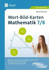 Wort-Bild-Karten Mathematik