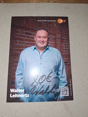 Autogrammkarte walter lehnertz - autogrammkarte,