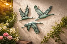 Wanddekoration 3er Set Kranich