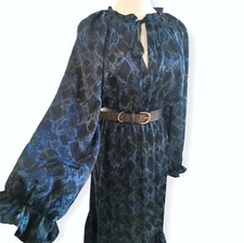 ZARA KLEID MIDIKLEID GÜRTEL