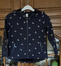 Topolino Softshelljacke Blau mit Motive u.Kapuze Gr.104,110,122 Futter Blau Neu