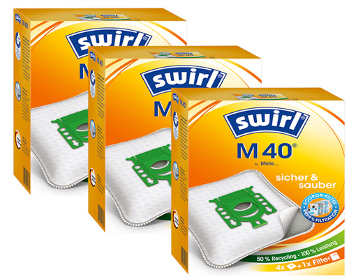 Staubsaugerbeutel swirl m - 12,