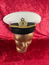 Orig. UdSSR Marine Offiziers Schirmmütze Baltische Flotte ca. 1980  SELTEN!