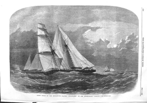 Alter antiker druck 1858 - antiker,