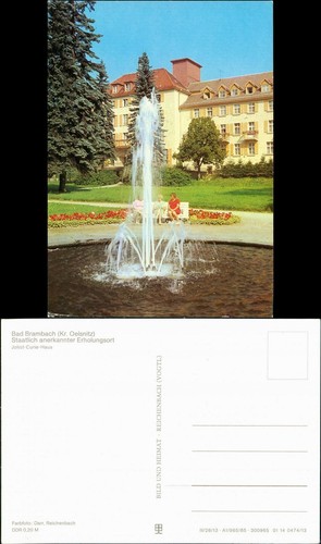 Ansichtskarte bad brambach - ansichtskarte,