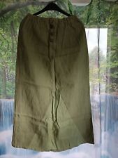 FLAXXXS Designer Leinenrock frühlingsgrün super schön viele Details M TOP