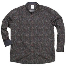 Blaues Haupt Hemd, langarm in