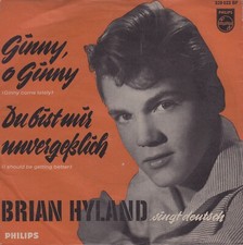 BRIAN HYLAND: Ginny, o Ginny (´62 / scarce orig. 7" in German language)