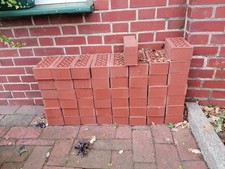 Verblender, Klinker, Mauer Steine, rot