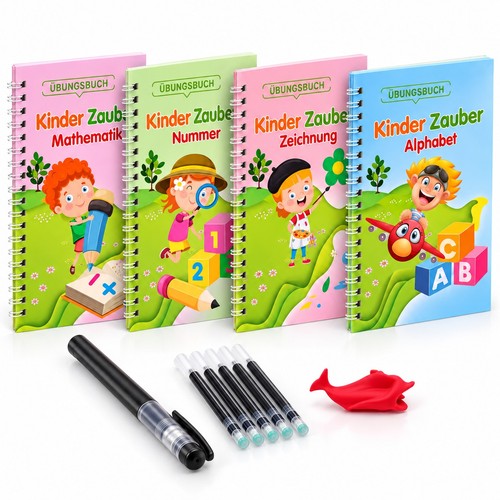 Magische übungshefte 4er - 4er, set