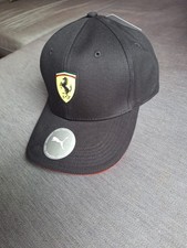 Ferrari Scudetto Logo F1 Formel 1 Puma Baseball Cap schwarz verstellbar